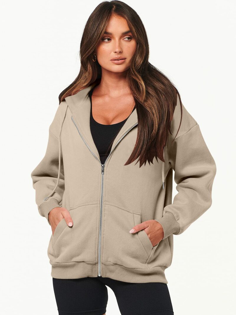 Oversized Zip Up Hoodie